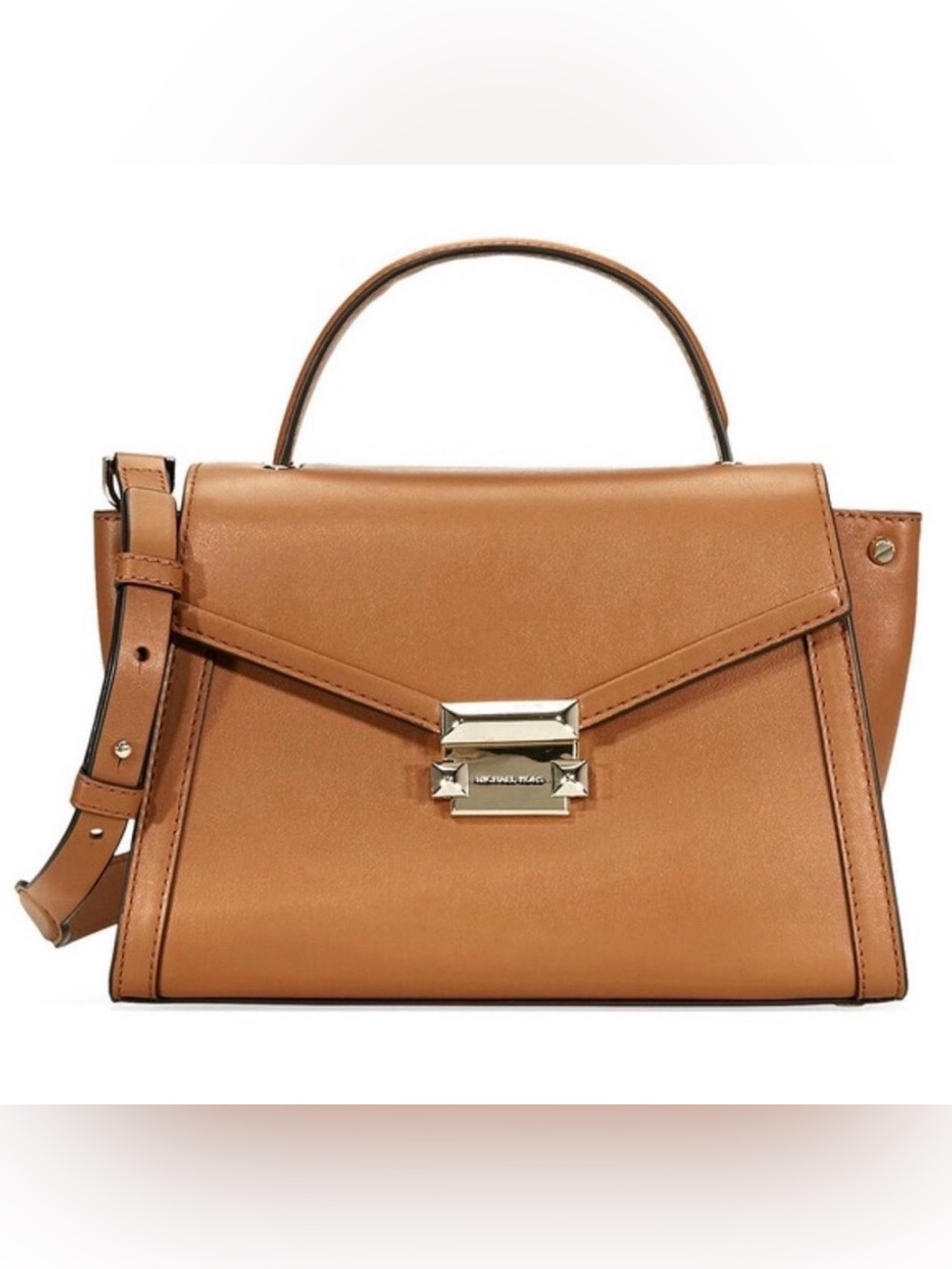 Michael Kors Whitney Leather Top-Handle Satchel